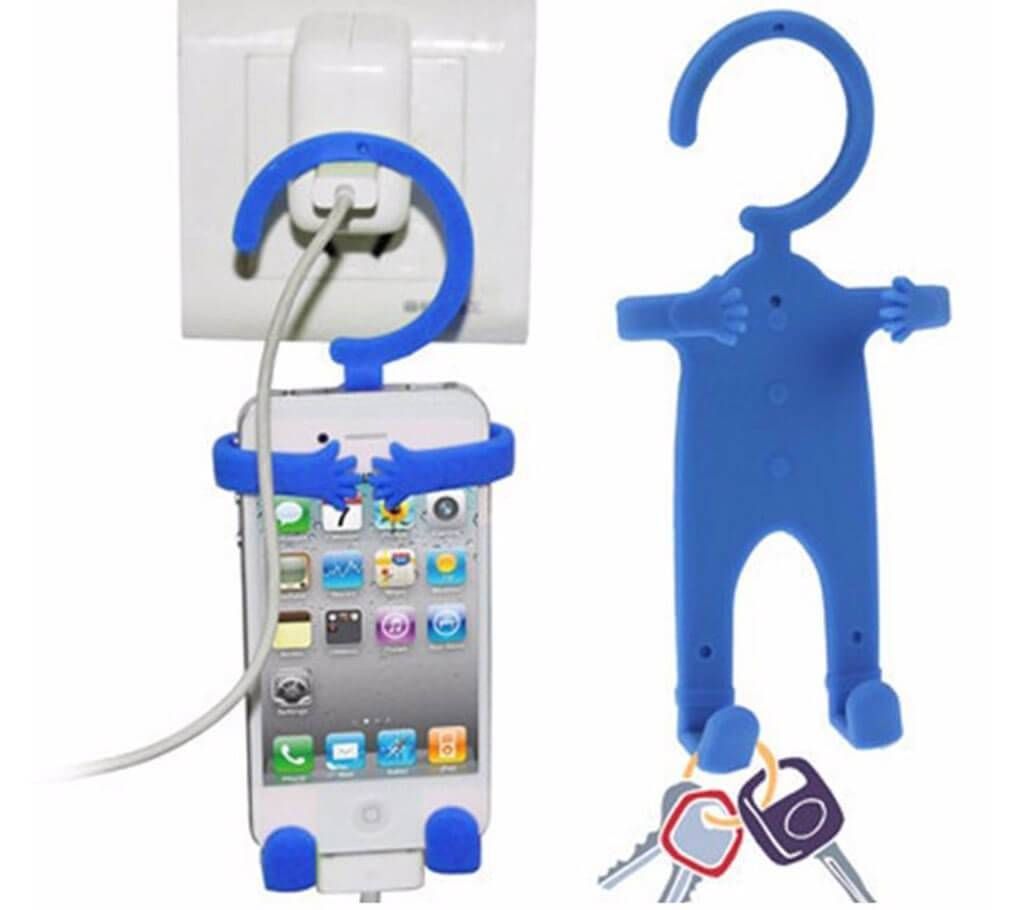 Men shaped mobile holder