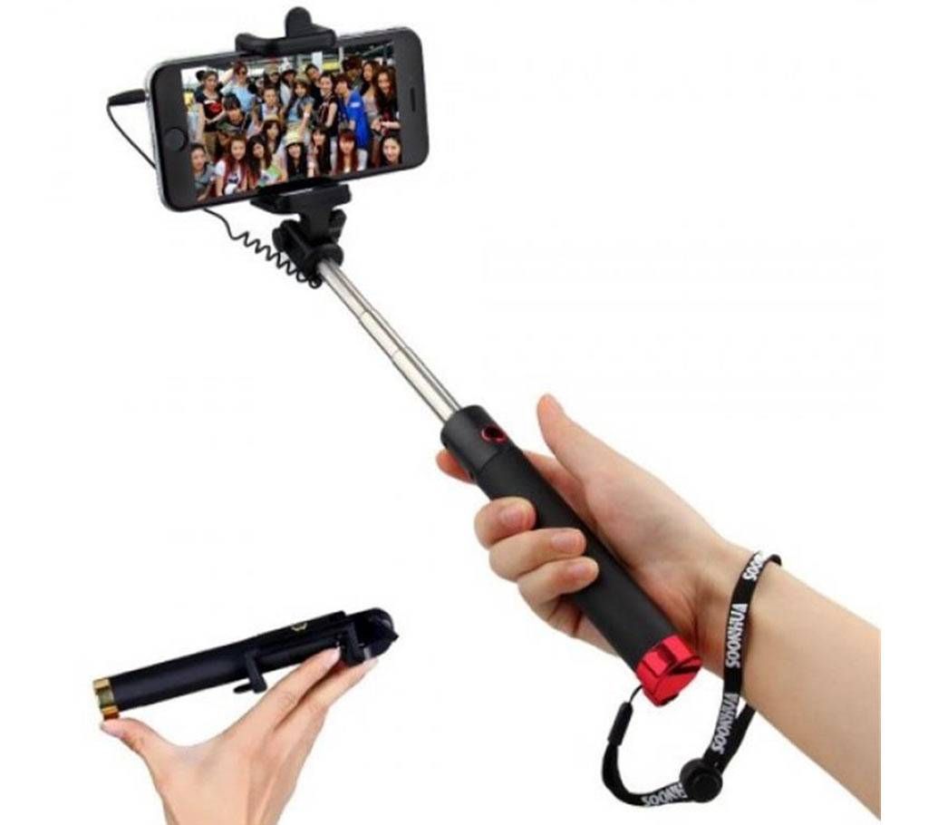 Locust Wired Selfie Monopods Mini selfie Stick 