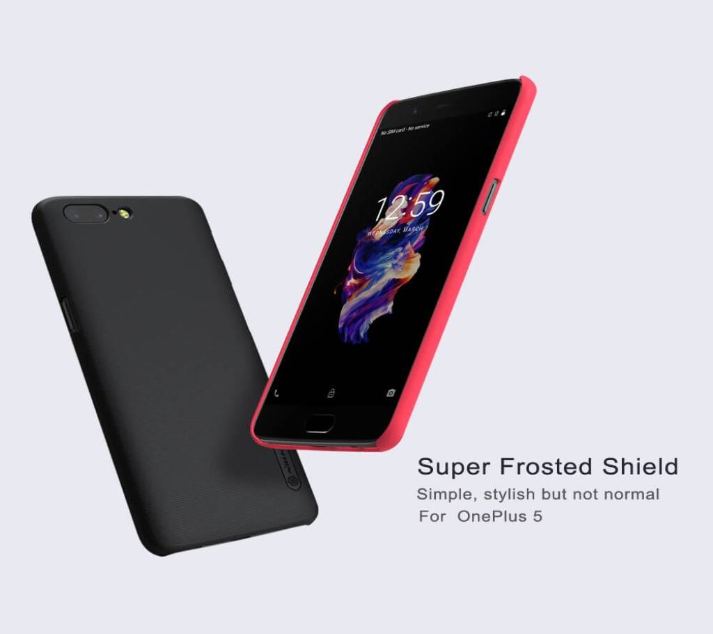 Nillkin Super Frosted Shield Matte cover case for Oneplus 5 (Screen Protector Free)