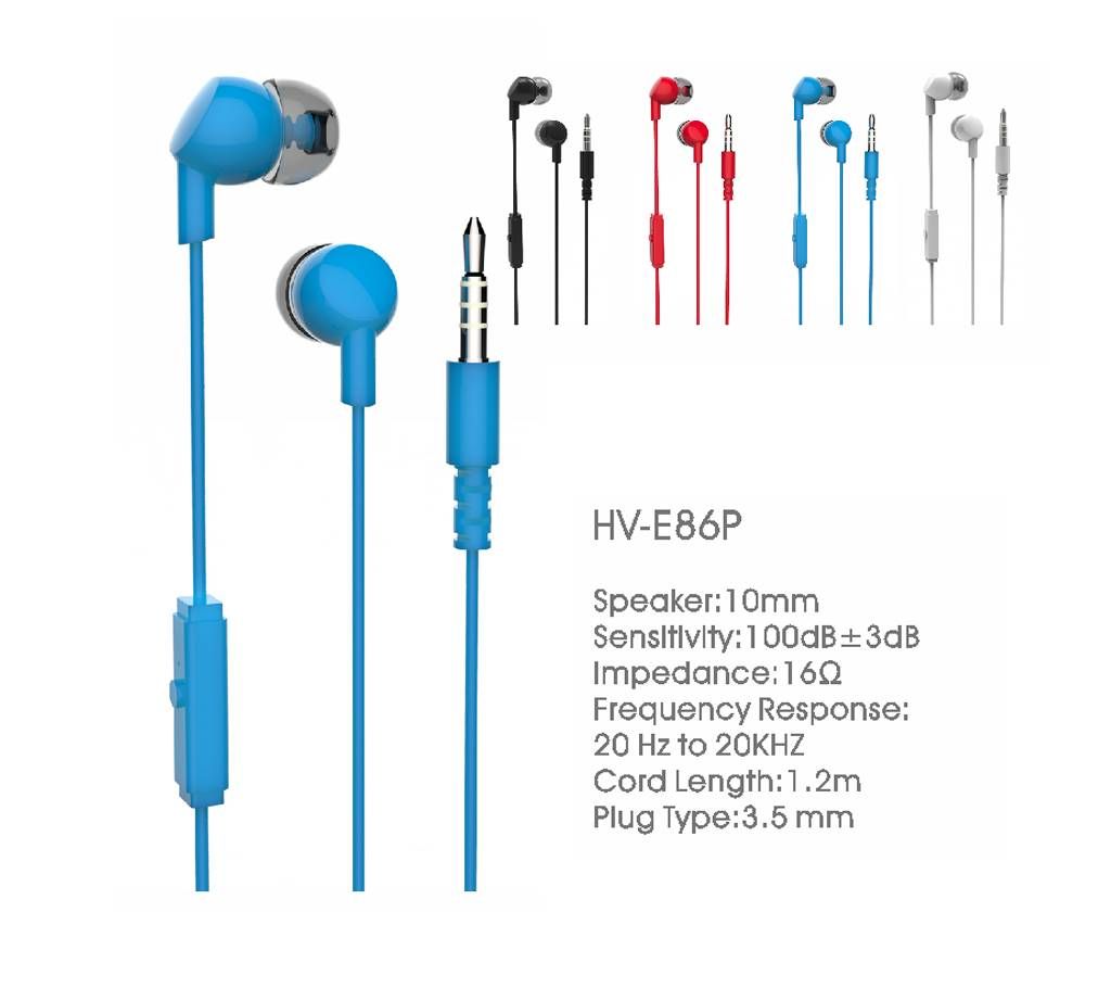 HAVIT HV-E86P EARPHONE FOR SMART PHONE,WITH MIC
