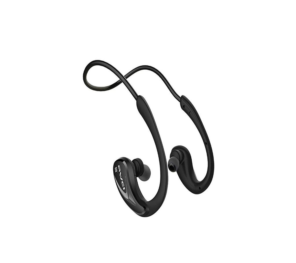 Awei A880BL Wireless Bluetooth V4.0 Headphones Sports Stereo Earphones - Black