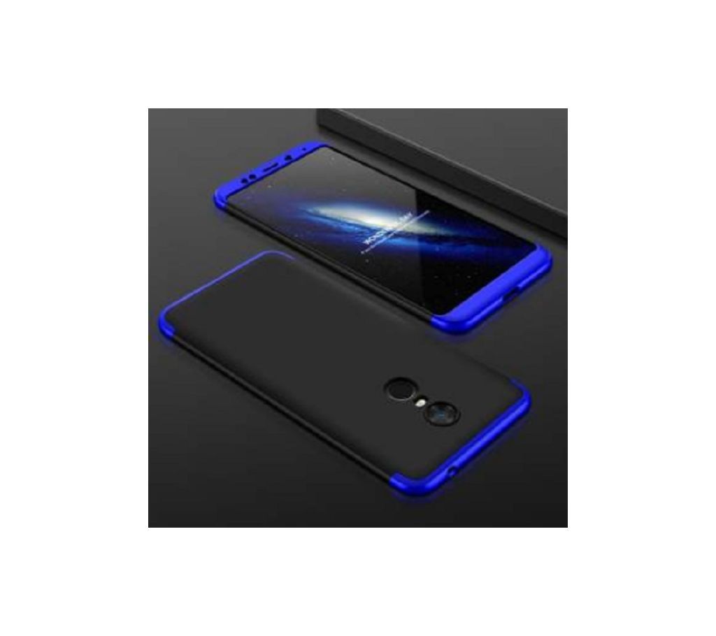 Xiaomi Redmi Note 4X GKK 360 Full Protection Cover - Black and Blue