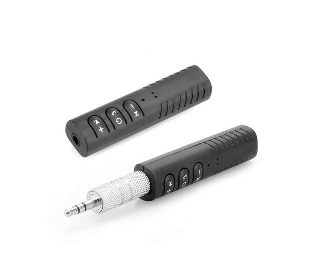 Bluetooth Audio Receiver Aux 3.5mm Receiver - Black