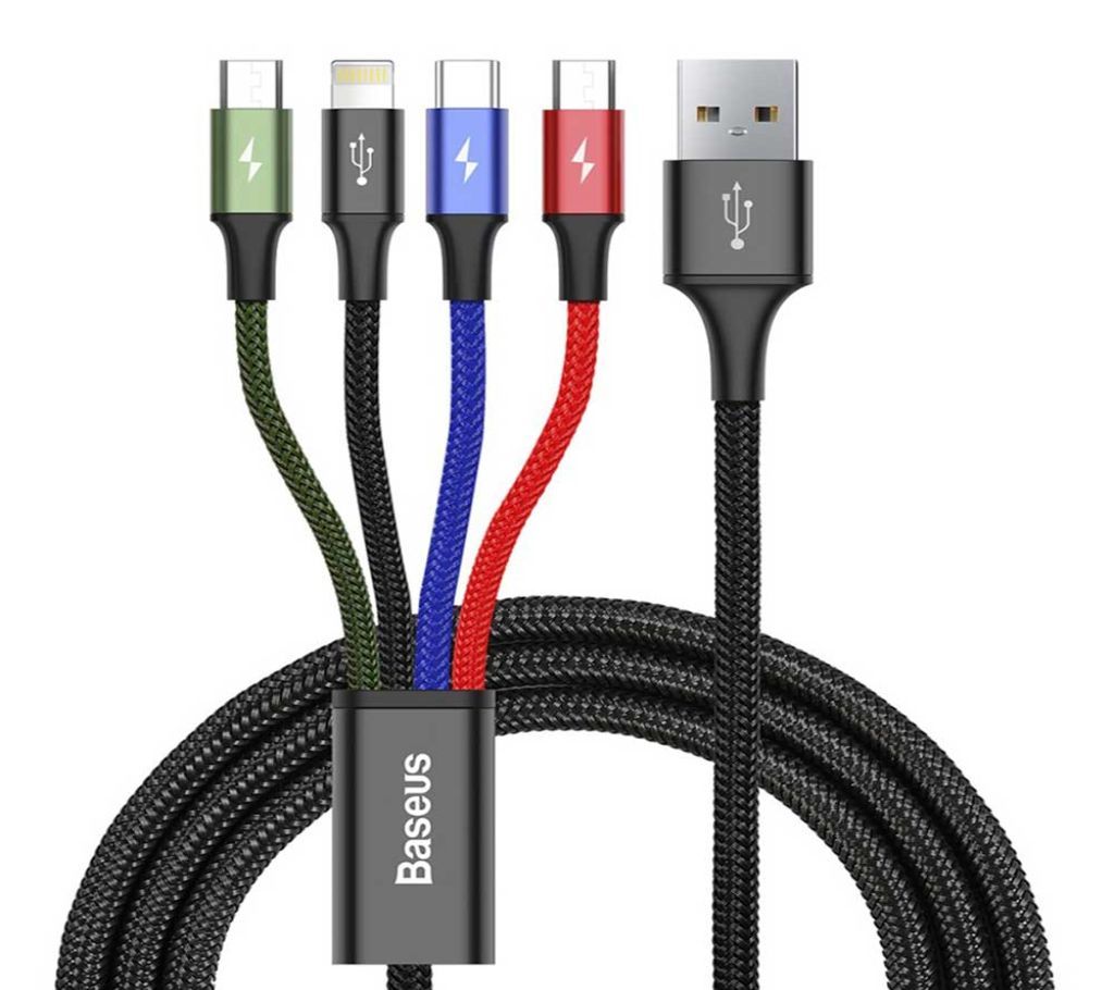 BASEUS 4 IN 1 RAPID SERIES TYPE-C MICRO USB CABLE