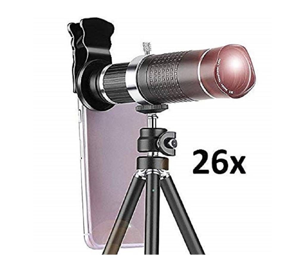 4K 26x Zoom Mobile Phone Telescope Lens Telephoto