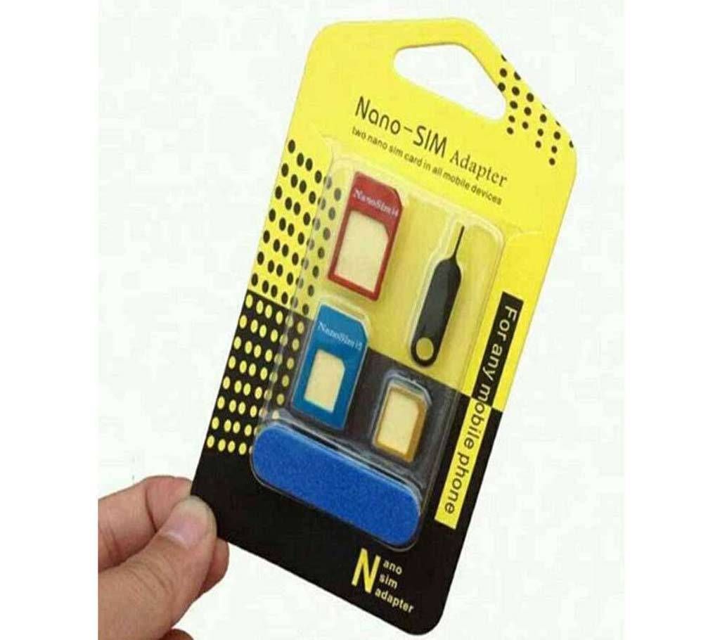 5 IN 1 Metal Sim Card Adapter