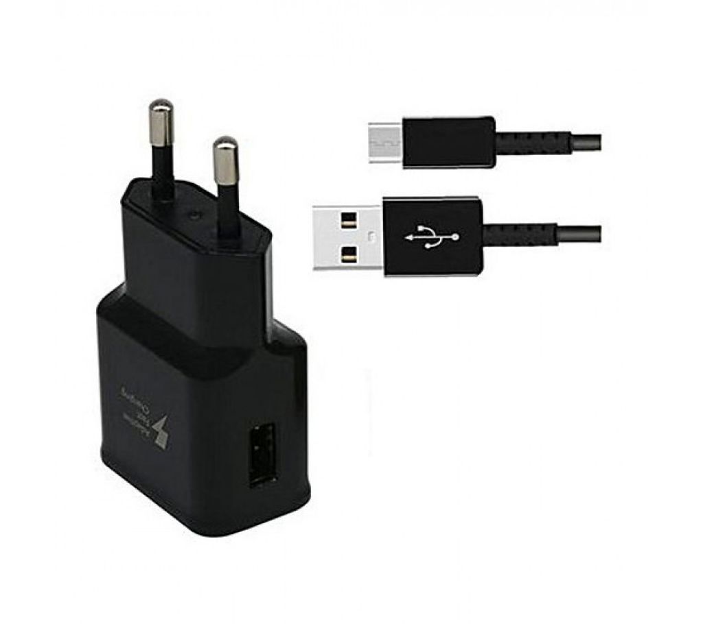 Samsung Black Adaptive Fast Charger Usb-Type C Cable