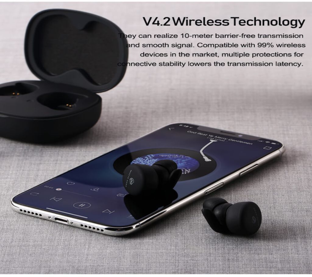WK Design True Wireless Stereo (TWS) Bluetooth Earbud/ Earphone