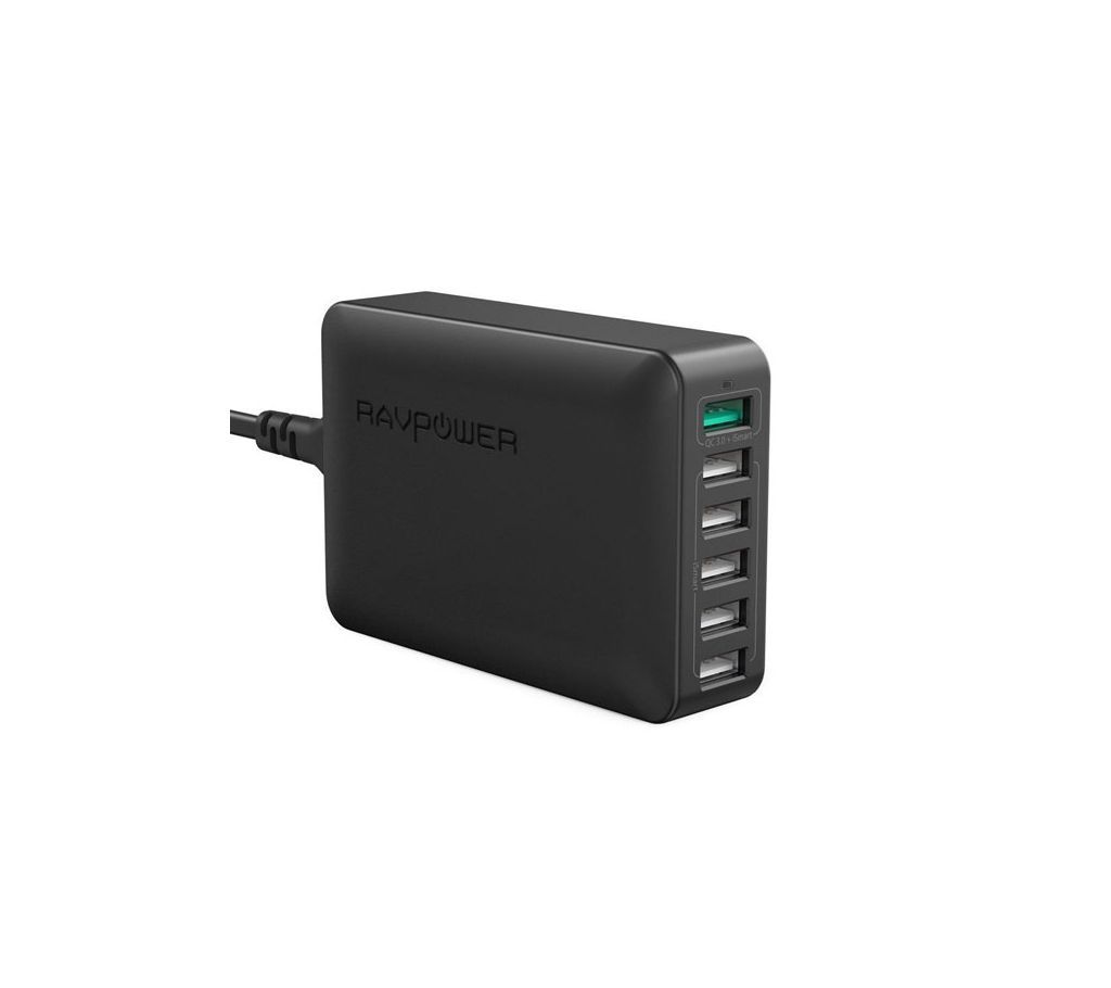 RAVPower QC 3.0 60W 6-Port Desktop Charger (RP-PC029)