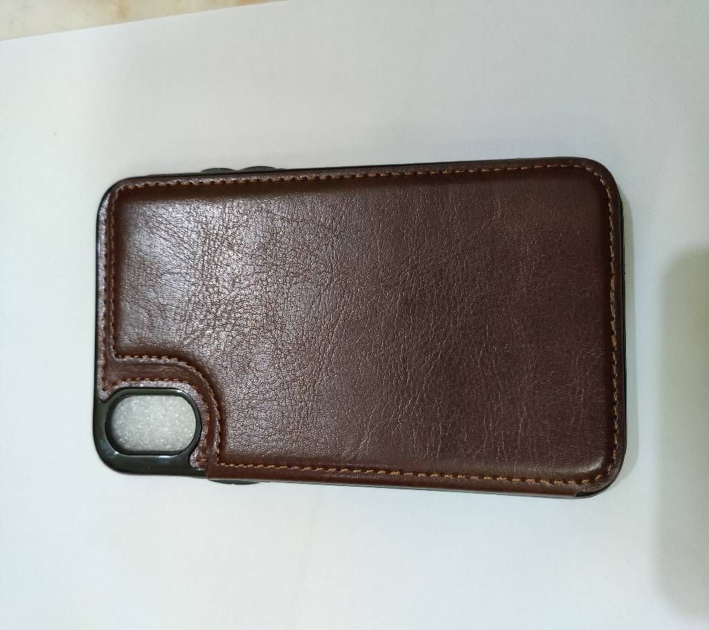 PU Leather 6 Card Slot Holder Cover For Iphone X/XS