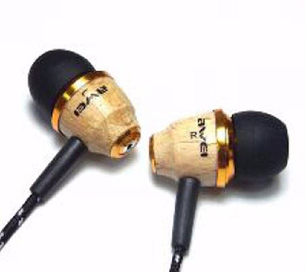 Awei Es-Q5 wooden earphone