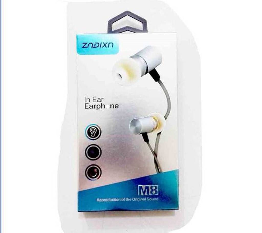 zndixn in ear earphone m8