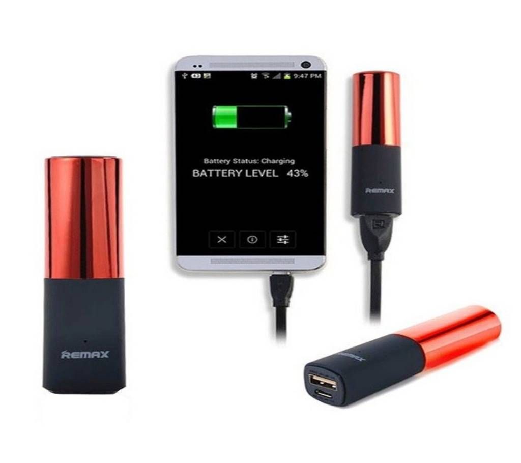 Remax Lipmax Power Bank 2400mAh - Red & Black