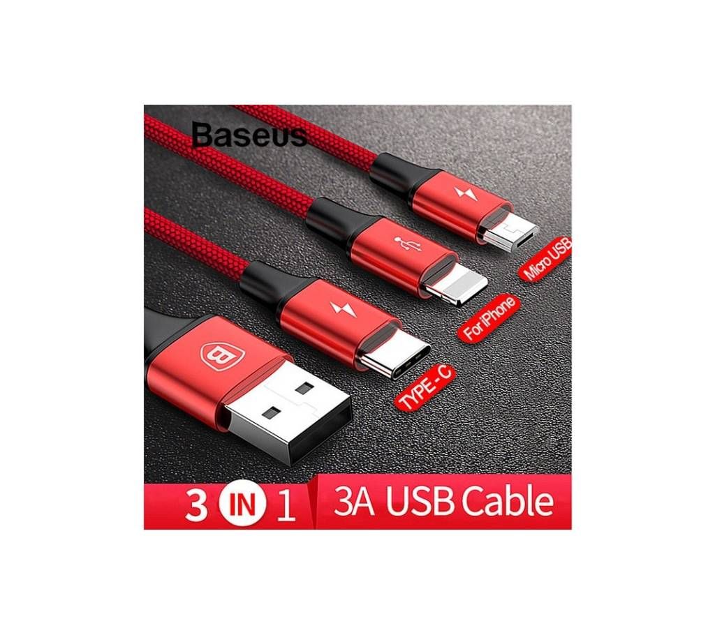 Original Baseus 3in1 USB Cable