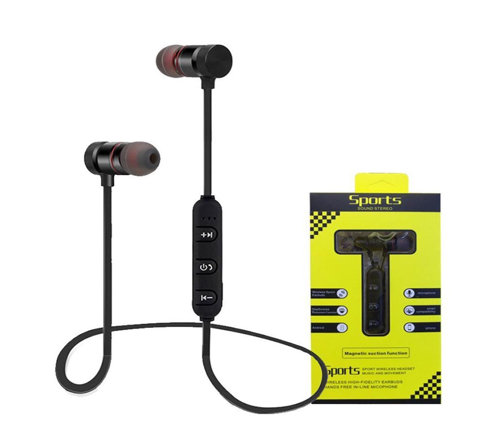 Sports Bluetooth Earphone -Black