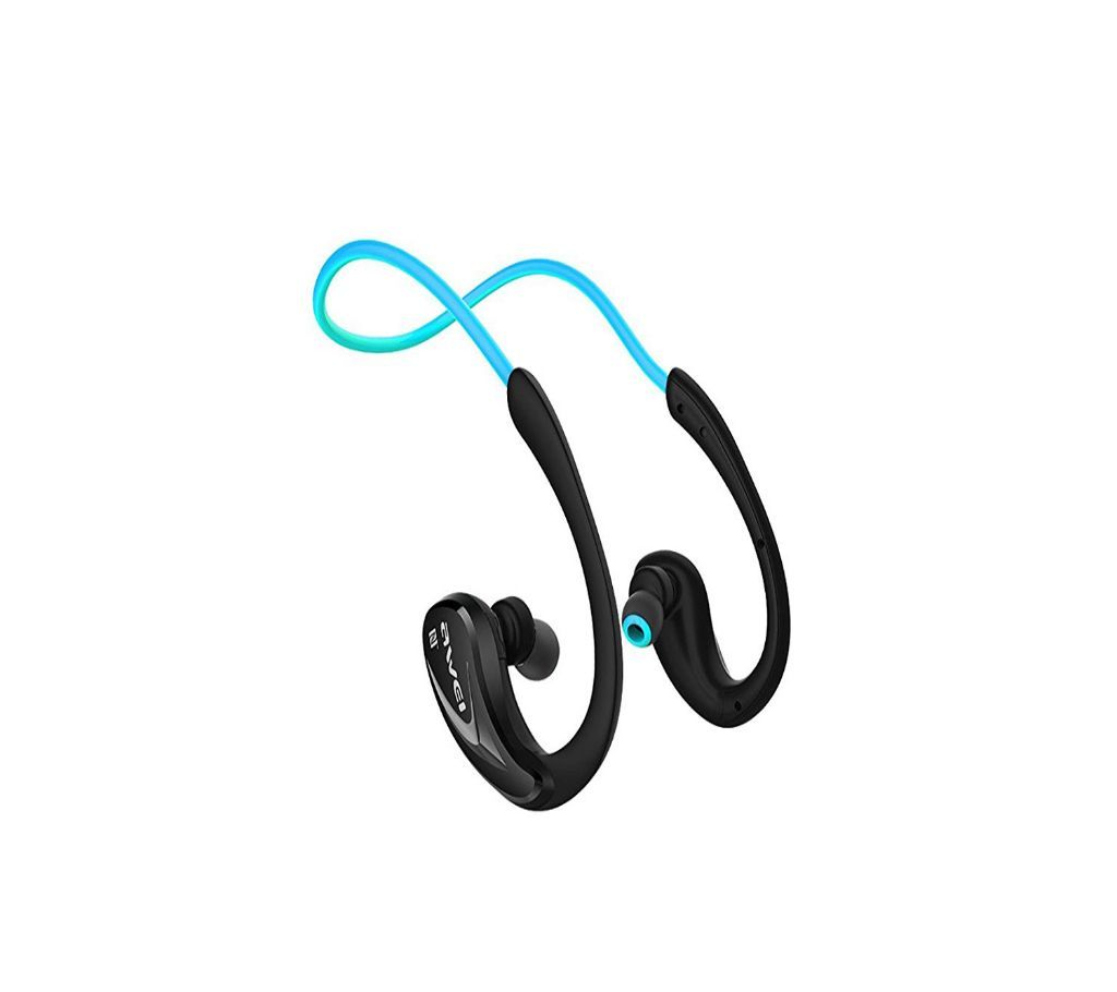 Awei A880BL Wireless Bluetooth V4.0 Headphones Sports Stereo Earphones - Blue