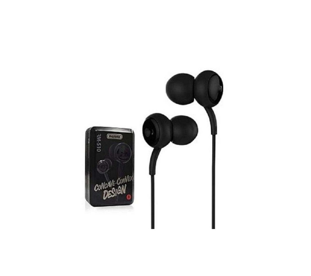 REMAX RM 510 In-Ear Earphone - Black