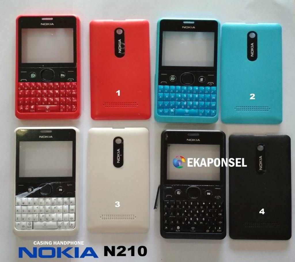 Mobile Casing With English Keypad For Nokia Asha 210