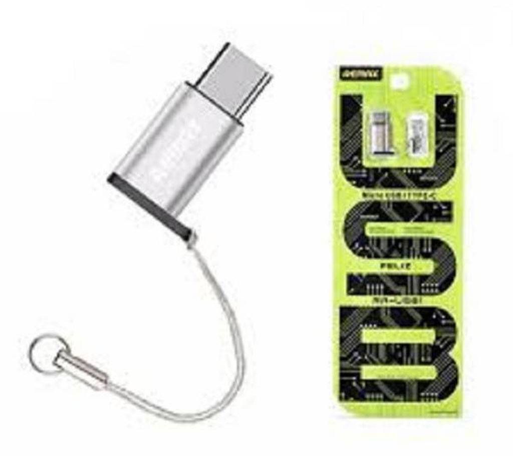 Remax RA-USB1 Micro USB To Type-C OTG Adapter