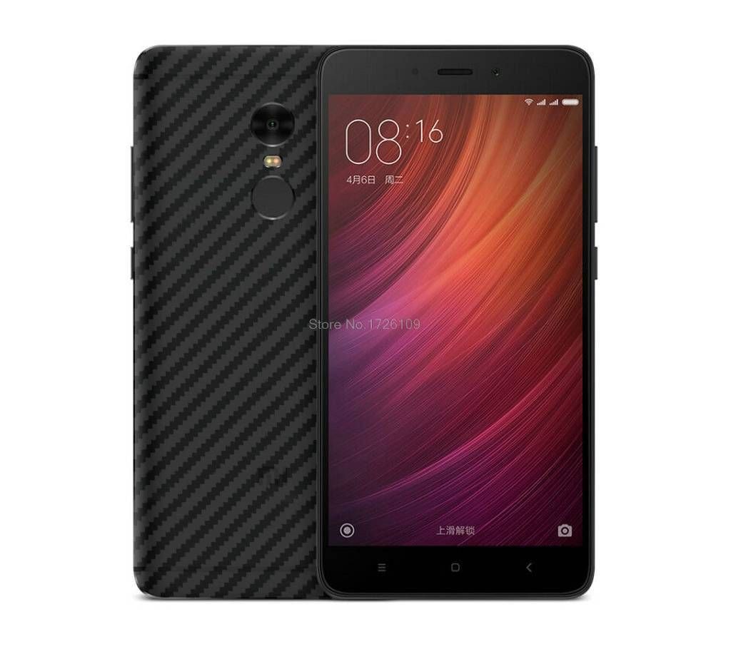 Carbon Fiber Sticker For Redmi Note 4x