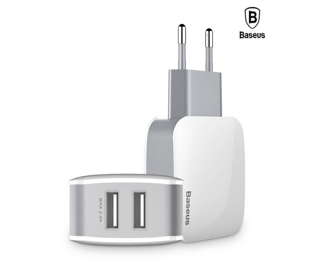 Baseus Letour 2.4A Dual USB Port Travel Charger