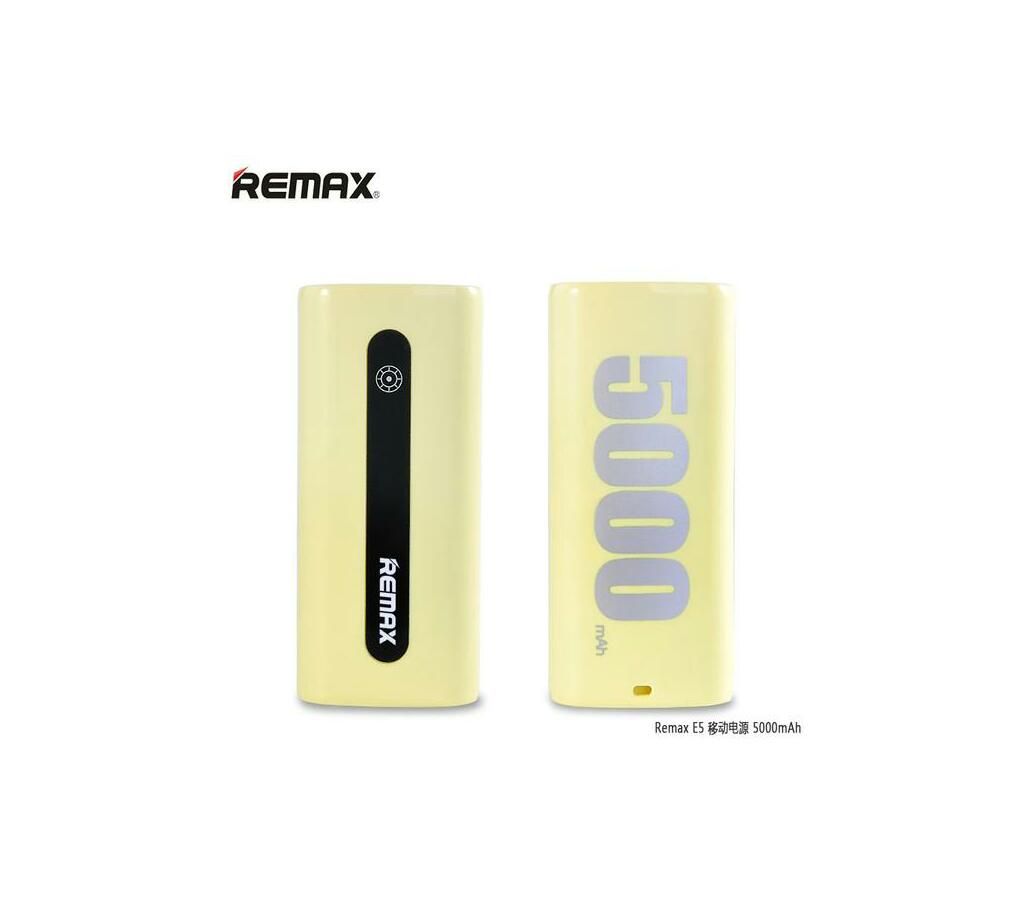 Remax E5 5000mAh Power Bank Charger USB 5V 1A