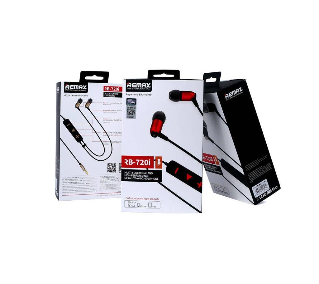 RM-720I Headphone Pure Music Earphone Stereo Bass