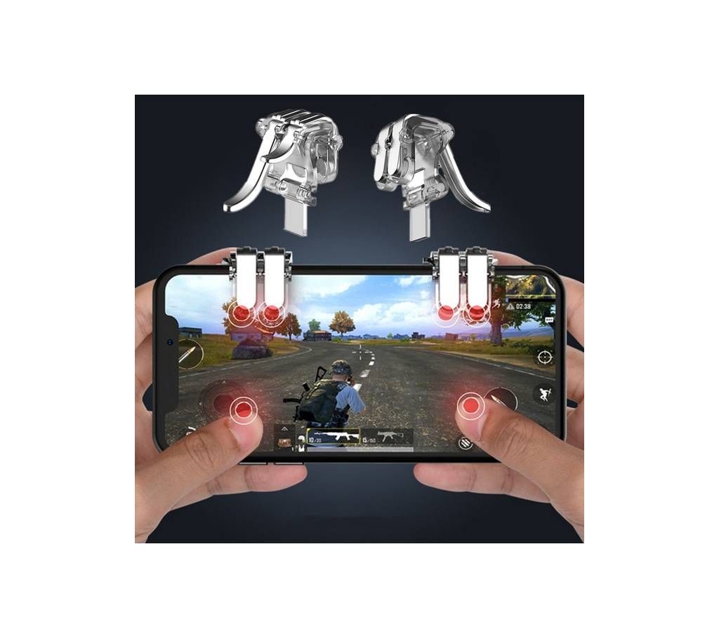 W6 Fire Button for PUBG Mobile Phone Gaming Trigger L1 R1 Shooter