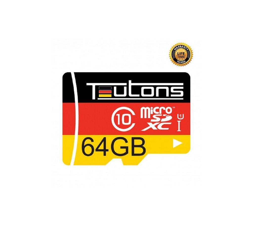 64GB TEUTONS MicroSD Memory Card
