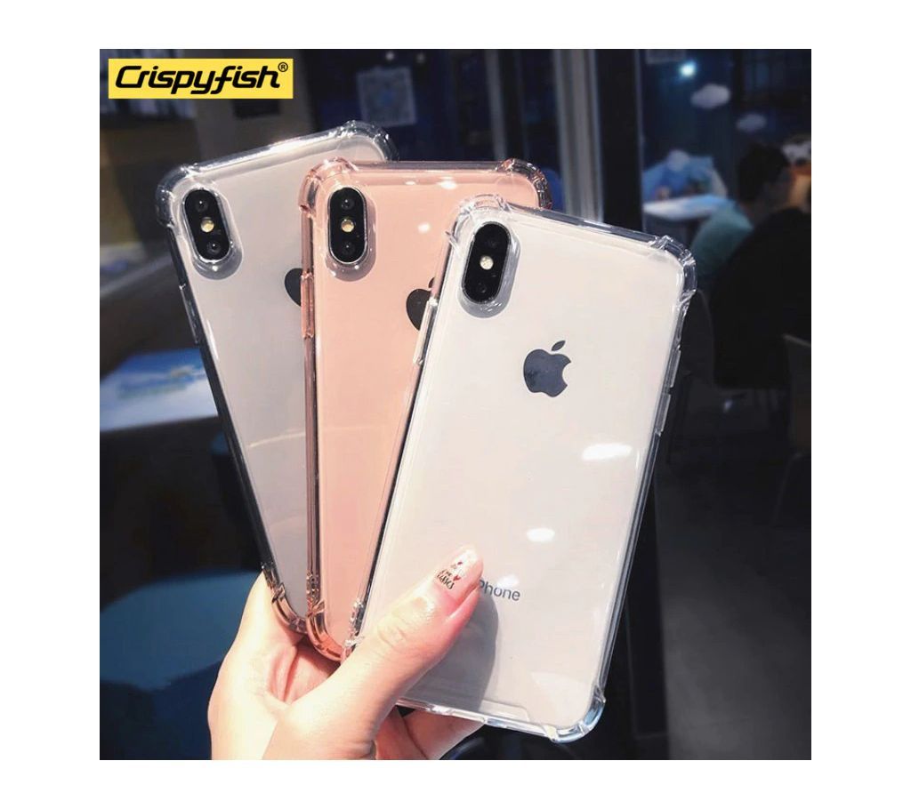 Shockproof Bumper Transparent Silicone Phone Case For iPhone  XR