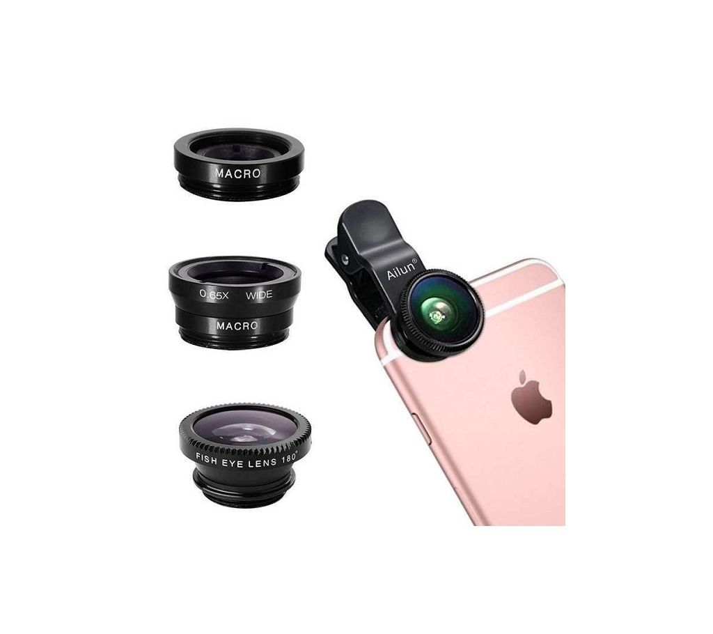 Universal Clip-on Lens With 3-in-1 Effect  WLB