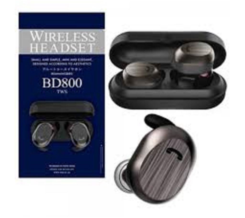 WK BD800 DUAL BLUETOOTH EARPHONE IN-EAR STEREO SPORT EARPHONE WITH CHARGING BOX
