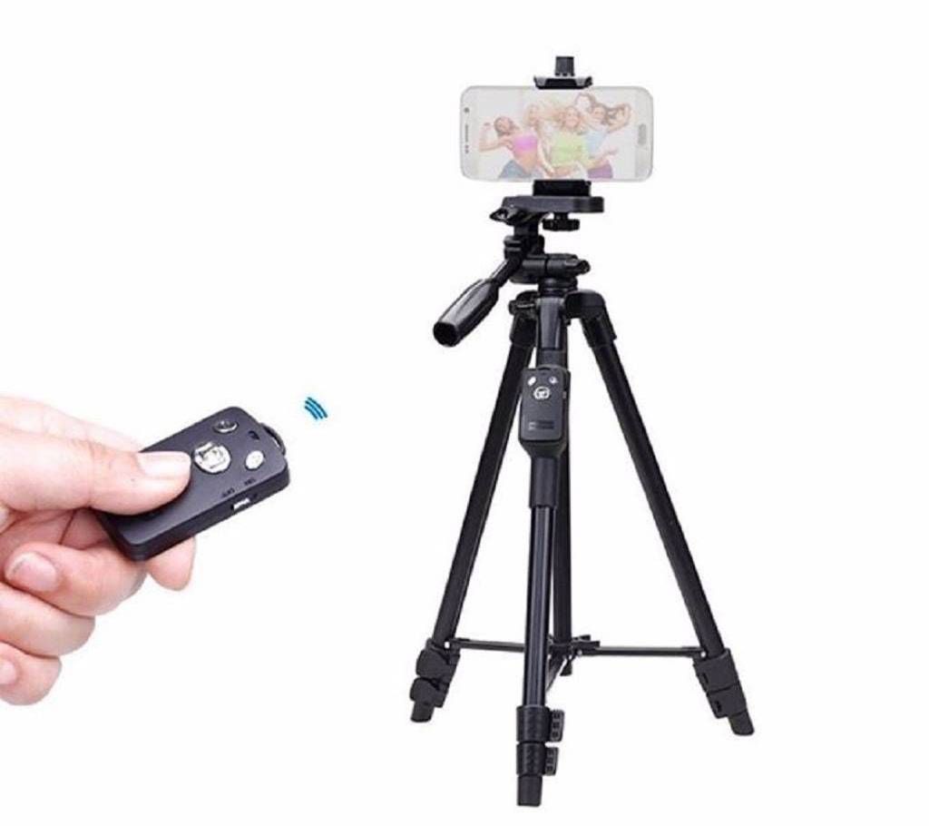 Aluminum Tripod With Bluetooth Remote  