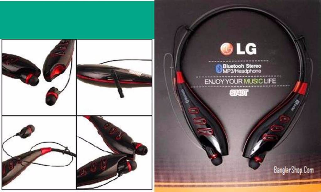 LG S740T Bluetooth Headset with Memory Card Reader