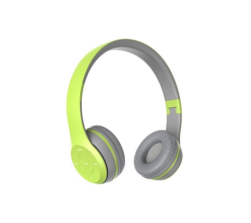 Wireless Headphone - Gray and Green
