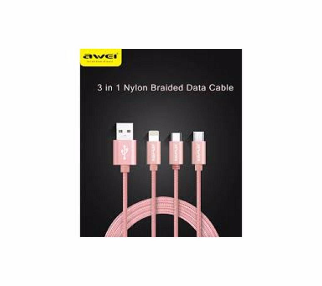 Awei CL-970 (3 In 1 Data Cable)