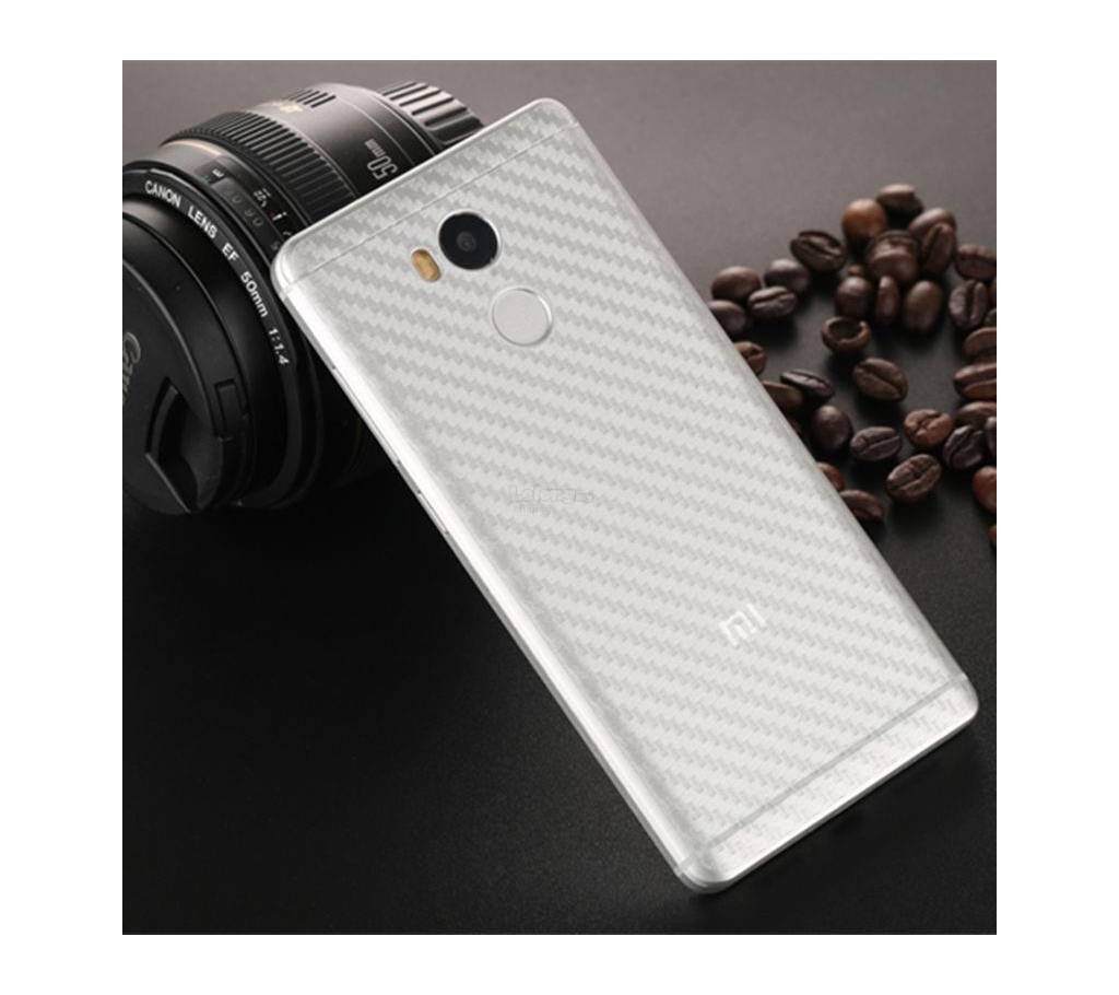 Carbon Fiber Sticker for Xiaomi Redmi Note 4X- Transparent