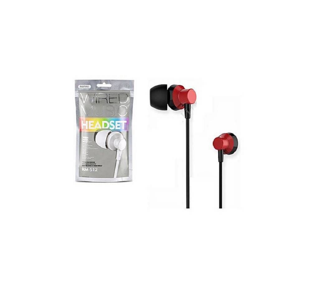 Remax RM-512 3.5mm wired music headphone 