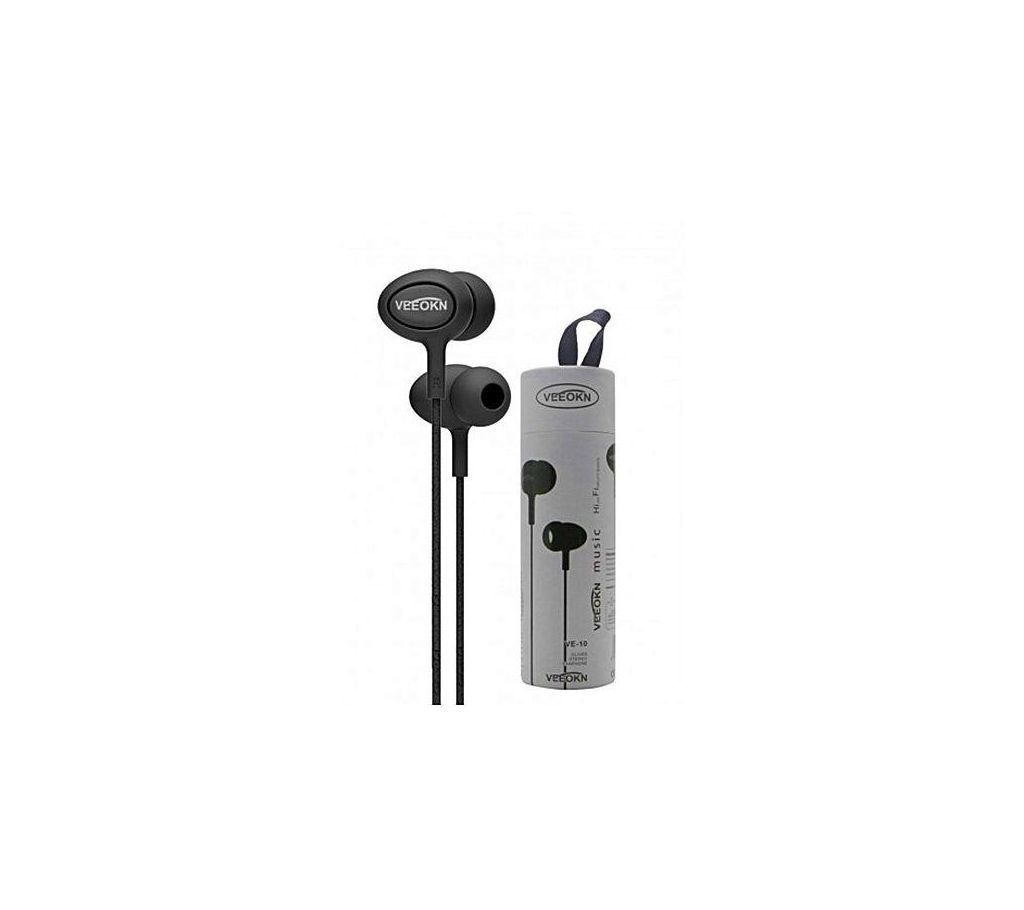 ear Phone with Mike Black