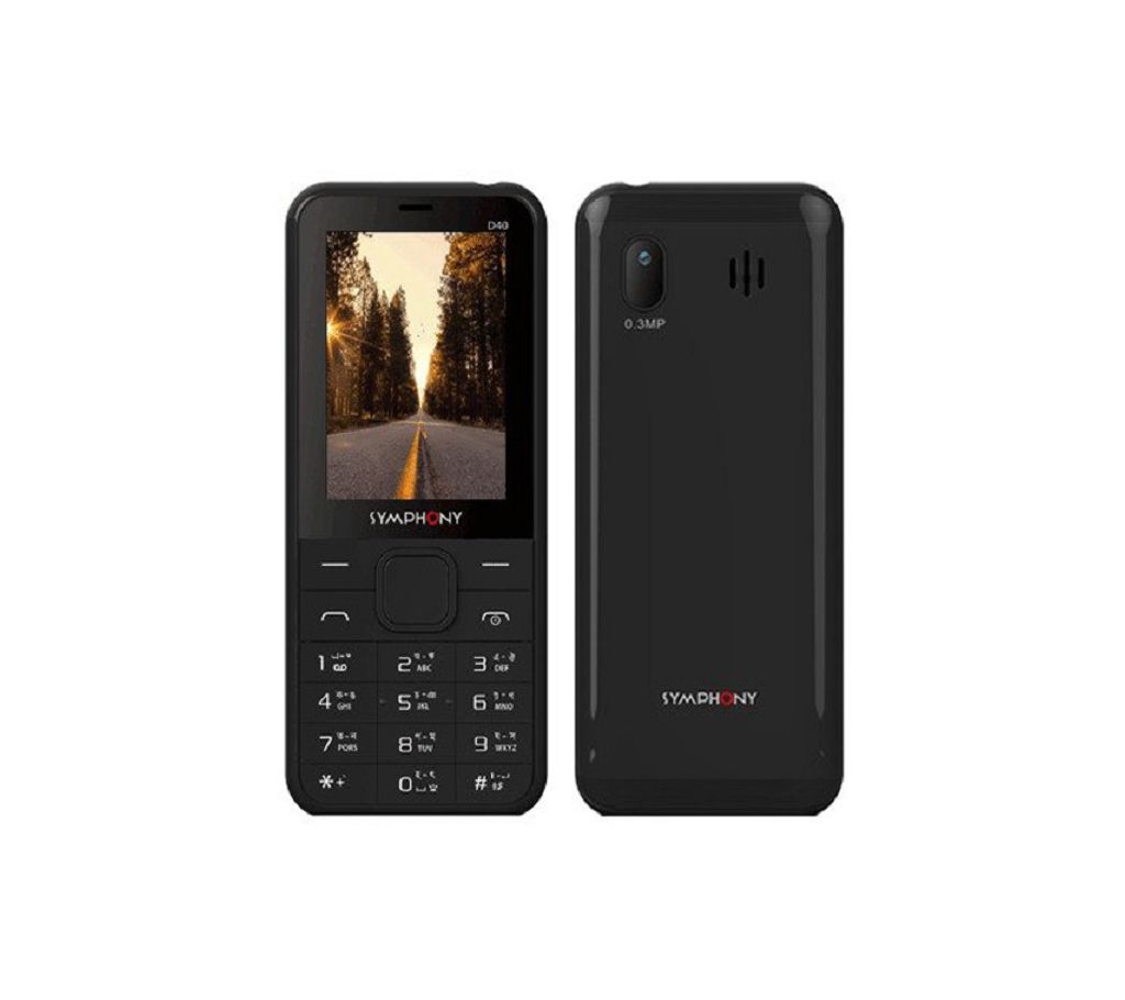 Symphony D40- Feature Phone - Black