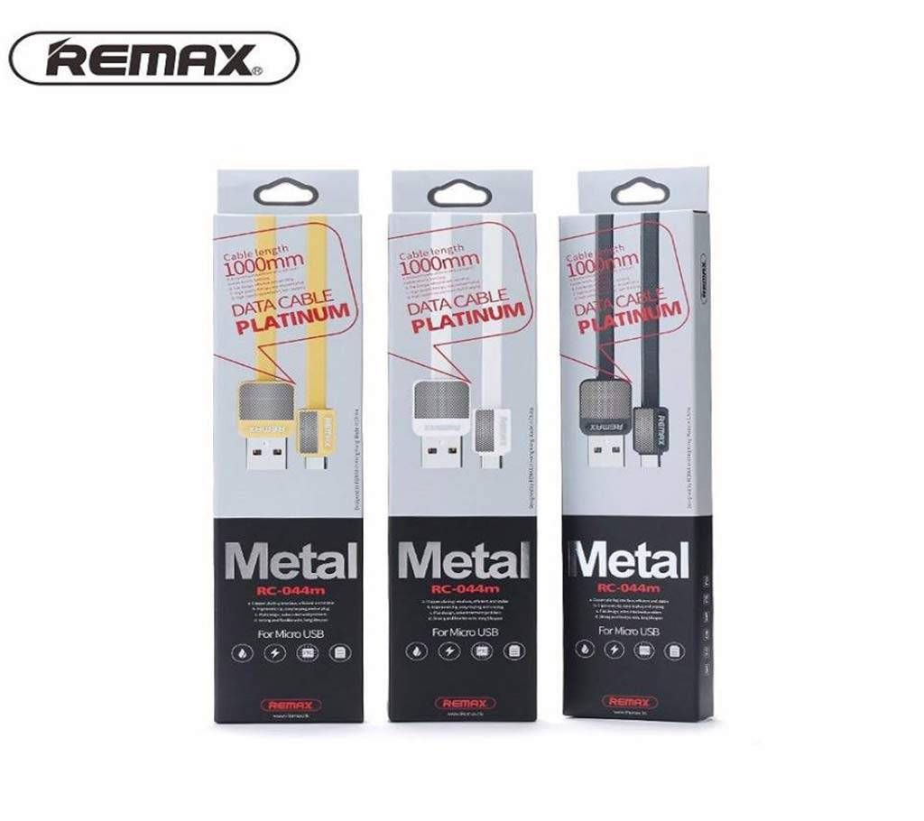 Remax Metal RC-044M Micro USB Fast Charging cable 