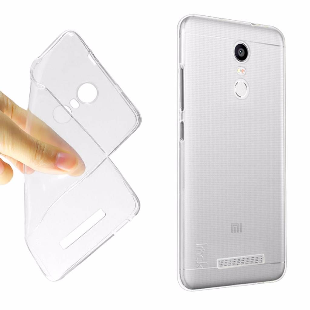 Clear TPU Soft Case For mi note 4x- Transparent