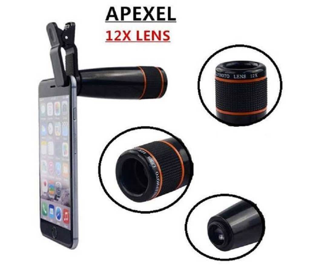 Apexel Universal Clip 12X Zoom Optical Telescope L