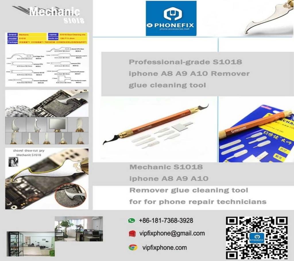 Mechanic S1018 Kit 10in1 IC Chip BGA A8/A9/A10