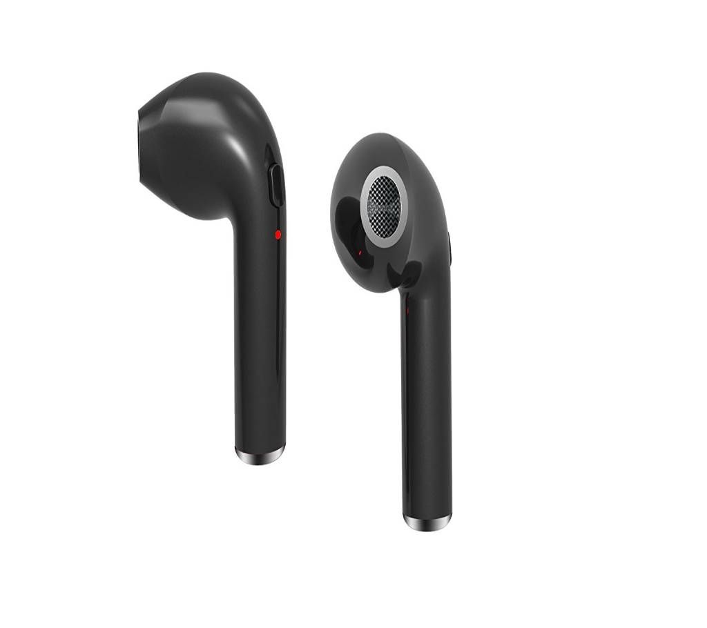 HBQ I7 Stereo Bluetooth Wireless Earphone Version 4.1 - Black