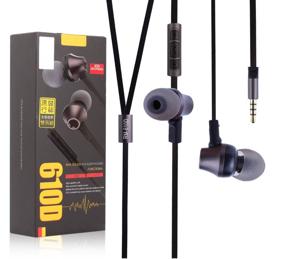 Remax 610D Wirted Earphones 