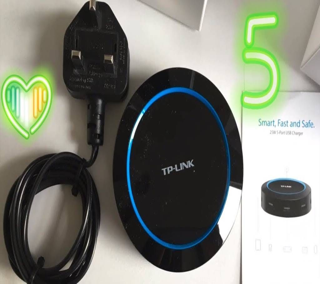 5 port tp link fast usb charger25w