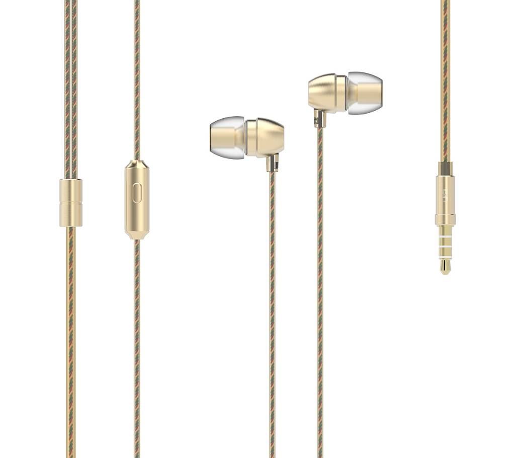 UiiSii HM7 Metal Single Driver In-ear Earphones-Golden