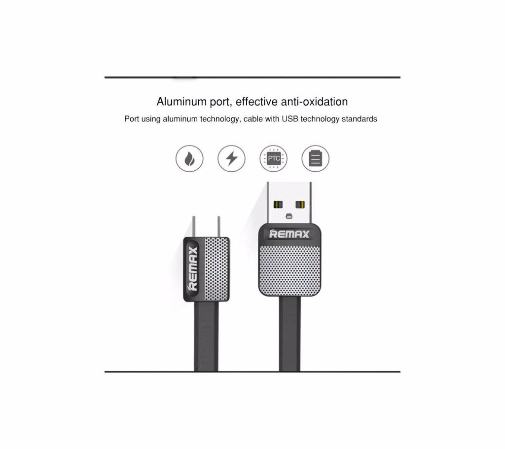 Remax USB Data Cable For Type-c Rc 044a - Black