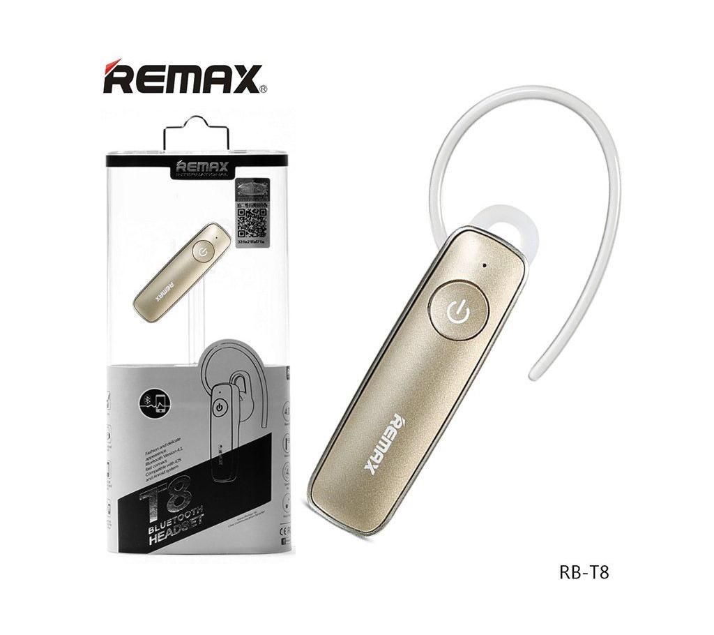 Remax RB T 8 Bluetooth Headset Gold